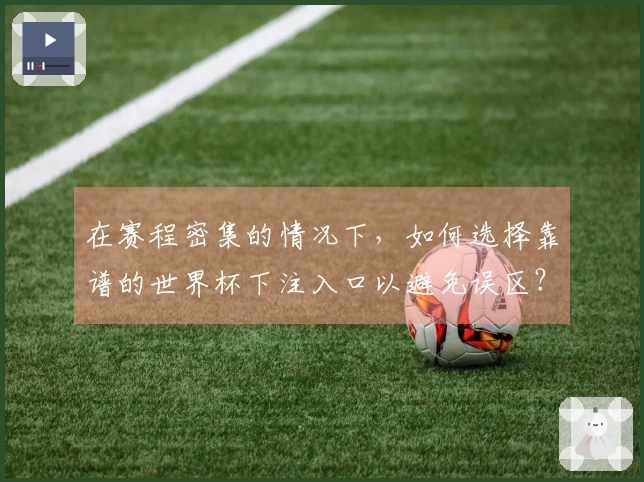 在赛程密集的情况下，如何选择靠谱的世界杯下注入口以避免误区？