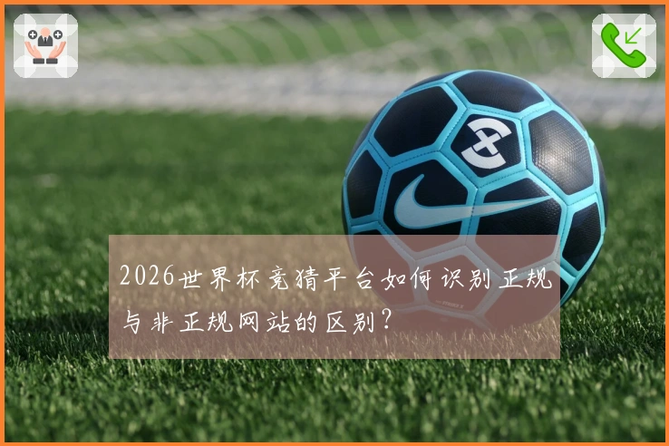 2026世界杯竞猜平台如何识别正规与非正规网站的区别?