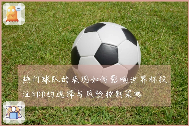 热门球队的表现如何影响世界杯投注app的选择与风险控制策略